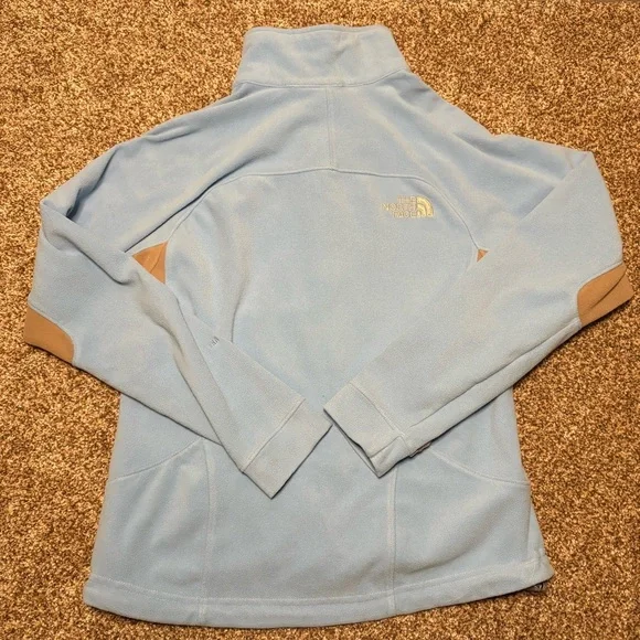 The North Face women’s XS Light Blue and Tan Jacket - Picture 15 of 15